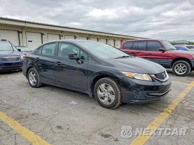 Czwarte zdjęcie samochodu z boku: 2013 HONDA CIVIC LX VIN:19XFB2F50DE006512 - miniatura