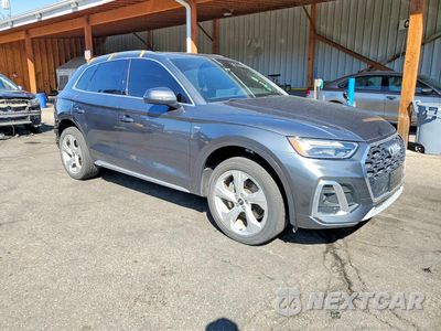 Czwarte zdjęcie samochodu z boku: 2023 AUDI Q5 PREMIUM PLUS 45 VIN:WA1EAAFY4P2030293 - miniatura