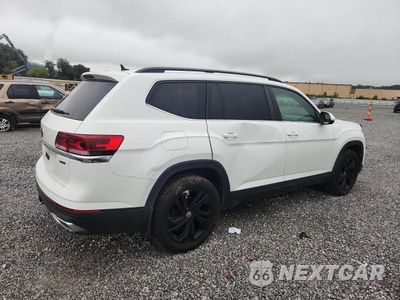 Trzecie zdjęcie samochodu z tyłu: 2022 VOLKSWAGEN ATLAS SE VIN:1V2HR2CA9NC523501 - miniatura
