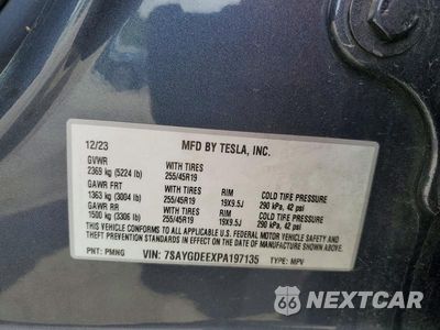 Zdjęcie 13 z 13 samochodu: 2023 TESLA MODEL Y VIN:7SAYGDEEXPA197135 - miniatura