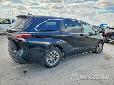 Trzecie zdjęcie samochodu z tyłu: 2022 TOYOTA SIENNA LE VIN:5TDKRKEC8NS123367 - miniatura