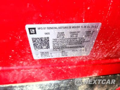 Zdjęcie 13 z 13 samochodu: 2021 CHEVROLET BLAZER RS VIN:3GNKBKRS4MS557521 - miniatura