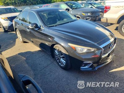Czwarte zdjęcie samochodu z boku: 2018 INFINITI Q50 3.0T LUXE VIN:JN1EV7AR2JM611304 - miniatura
