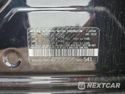 Zdjęcie 12 z 12 samochodu: 2020 MITSUBISHI OUTLANDER SE VIN:JA4AD3A38LZ031932 - miniatura