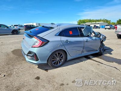 Trzecie zdjęcie samochodu z tyłu: 2020 HONDA CIVIC EX VIN:SHHFK7H63LU419289 - miniatura