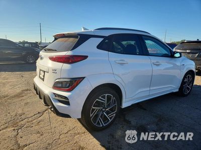 Trzecie zdjęcie samochodu z tyłu: 2022 HYUNDAI KONA N LINE VIN:KM8K3CA32NU796420 - miniatura