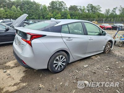 Trzecie zdjęcie samochodu z tyłu: 2020 TOYOTA PRIUS XLE AWD-E VIN:JTDL9RFU4L3019610 - miniatura