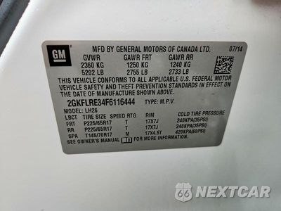 Zdjęcie 12 z 12 samochodu: 2015 GMC TERRAIN SLE VIN:2GKFLRE34F6116444 - miniatura