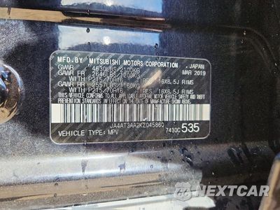 Zdjęcie 12 z 12 samochodu: 2019 MITSUBISHI ECLIPSE CROSS ES VIN:JA4AT3AA2KZ045860 - miniatura