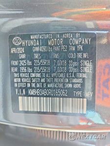 Zdjęcie 13 z 13 samochodu: 2024 HYUNDAI KONA SEL VIN:KM8HB3AB0RU165062 - miniatura