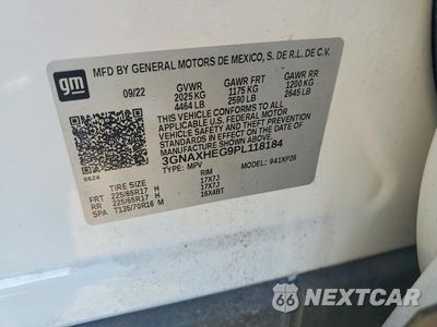 Zdjęcie 13 z 13 samochodu: 2023 CHEVROLET EQUINOX LS VIN:3GNAXHEG9PL118184 - miniatura