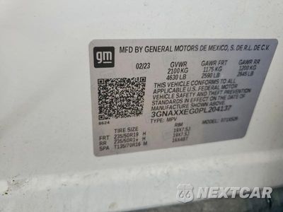 Zdjęcie 13 z 13 samochodu: 2023 CHEVROLET EQUINOX PREMIER VIN:3GNAXXEG0PL204137 - miniatura