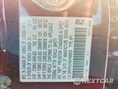 Zdjęcie 13 z 13 samochodu: 2017 HONDA CR-V EX VIN:2HKRW2H55HH649230 - miniatura