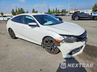 Czwarte zdjęcie samochodu z boku: 2020 HONDA CIVIC SPORT VIN:2HGFC2F88LH578827 - miniatura