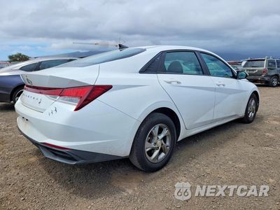 Trzecie zdjęcie samochodu z tyłu: 2021 HYUNDAI ELANTRA SE VIN:5NPLL4AG2MH037454 - miniatura
