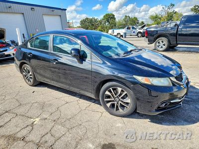 Czwarte zdjęcie samochodu z boku: 2013 HONDA CIVIC EXL VIN:19XFB2F97DE046900 - miniatura
