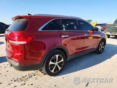 Trzecie zdjęcie samochodu z tyłu: 2016 KIA SORENTO EX VIN:5XYPHDA52GG097795 - miniatura