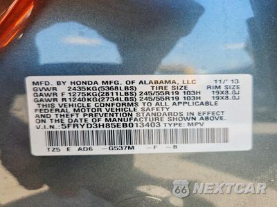 Zdjęcie 13 z 13 samochodu: 2014 ACURA MDX ADVANCE VIN:5FRYD3H85EB013403 - miniatura