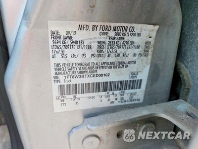 Zdjęcie 12 z 12 samochodu: 2012 FORD F350 SUPER DUTY VIN:1FT8W3BTXCED08102 - miniatura