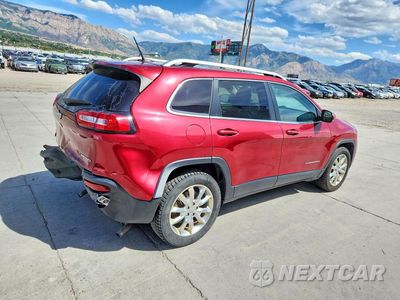 Trzecie zdjęcie samochodu z tyłu: 2015 JEEP CHEROKEE LIMITED VIN:1C4PJMDS0FW615345 - miniatura