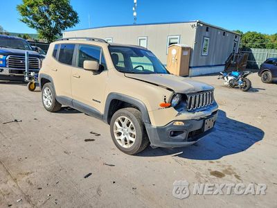 Czwarte zdjęcie samochodu z boku: 2016 JEEP RENEGADE LATITUDE VIN:ZACCJBBT2GPD98863 - miniatura