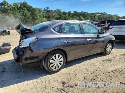 Trzecie zdjęcie samochodu z tyłu: 2014 NISSAN SENTRA SV VIN:3N1AB7AP4EY249890 - miniatura