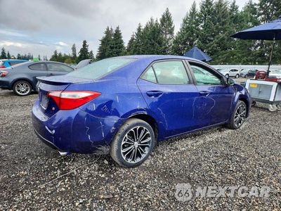 Trzecie zdjęcie samochodu z tyłu: 2014 TOYOTA COROLLA S PLUS VIN:2T1BURHEXEC070538 - miniatura