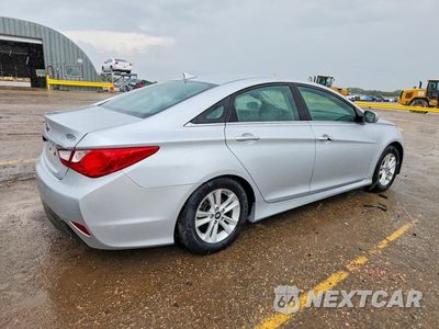 Trzecie zdjęcie samochodu z tyłu: 2014 HYUNDAI SONATA GLS VIN:5NPEB4AC2EH860511 - miniatura