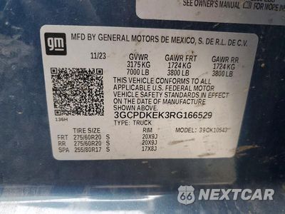 Zdjęcie 12 z 12 samochodu: 2024 CHEVROLET SILVERADO K1500 LT-L VIN:3GCPDKEK3RG166529 - miniatura