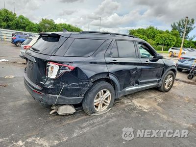 Trzecie zdjęcie samochodu z tyłu: 2020 FORD EXPLORER XLT VIN:1FMSK7DH6LGB74481 - miniatura