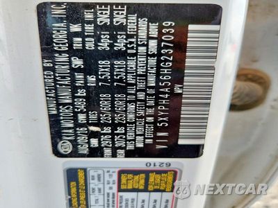 Zdjęcie 13 z 13 samochodu: 2017 KIA SORENTO EX VIN:5XYPH4A56HG237039 - miniatura