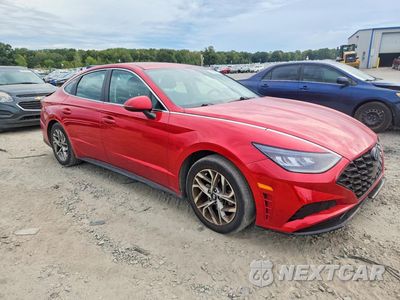 Czwarte zdjęcie samochodu z boku: 2021 HYUNDAI SONATA SEL VIN:5NPEL4JA3MH090670 - miniatura