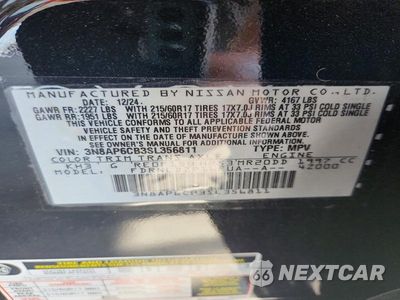 Zdjęcie 13 z 13 samochodu: 2025 NISSAN KICKS SV VIN:3N8AP6CB3SL356811 - miniatura
