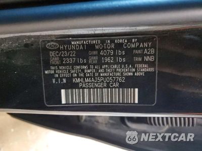 Zdjęcie 13 z 13 samochodu: 2023 HYUNDAI ELANTRA BLUE VIN:KMHLM4AJ5PU057762 - miniatura