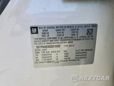 Zdjęcie 13 z 13 samochodu: 2012 CADILLAC SRX LUXURY COLLECTION VIN:3GYFNAE36CS616068 - miniatura