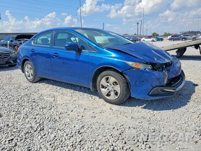 Czwarte zdjęcie samochodu z boku: 2014 HONDA CIVIC LX VIN:2HGFB2F50EH551438 - miniatura