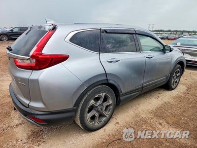 Trzecie zdjęcie samochodu z tyłu: 2018 HONDA CR-V EXL VIN:7FARW2H86JE005769 - miniatura
