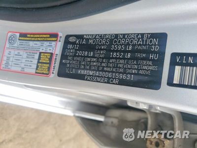 Zdjęcie 12 z 12 samochodu: 2013 KIA RIO LX VIN:KNADM5A30D6159631 - miniatura