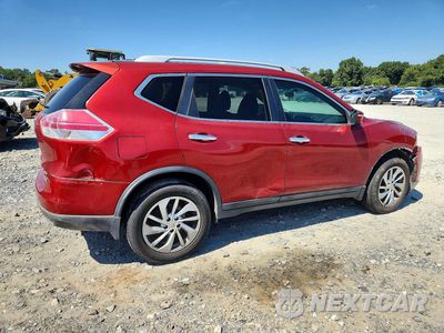 Trzecie zdjęcie samochodu z tyłu: 2014 NISSAN ROGUE SL VIN:5N1AT2MVXEC762587 - miniatura