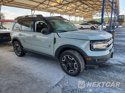 Czwarte zdjęcie samochodu z boku: 2021 FORD BRONCO SPORT OUTER BANKS VIN:3FMCR9C60MRA57372 - miniatura