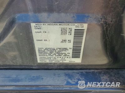 Zdjęcie 12 z 12 samochodu: 2018 NISSAN ALTIMA 2.5 SV VIN:1N4AL3AP7JC247742 - miniatura