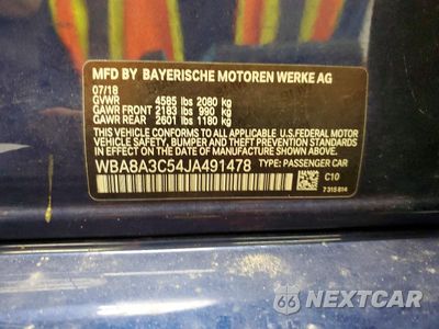 Zdjęcie 13 z 13 samochodu: 2018 BMW 320 XI VIN:WBA8A3C54JA491478 - miniatura
