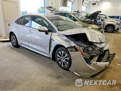 Czwarte zdjęcie samochodu z boku: 2021 TOYOTA COROLLA LE VIN:JTDEAMDE1MJ032505 - miniatura