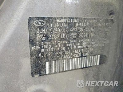 Zdjęcie 12 z 12 samochodu: 2020 HYUNDAI ELANTRA SEL VIN:KMHD84LF6LU105216 - miniatura