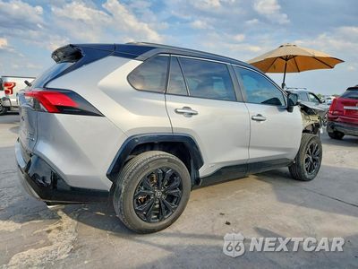 Trzecie zdjęcie samochodu z tyłu: 2022 TOYOTA RAV4 XSE VIN:2T3E6RFV6NW032160 - miniatura