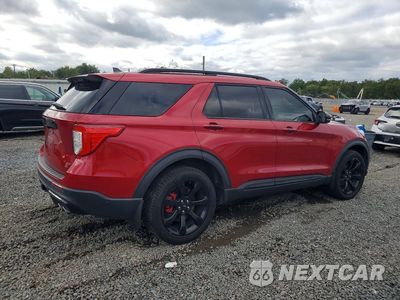 Trzecie zdjęcie samochodu z tyłu: 2022 FORD EXPLORER ST VIN:1FM5K8GC3NGA99003 - miniatura