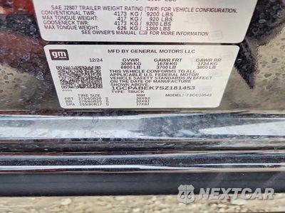 Zdjęcie 12 z 12 samochodu: 2025 CHEVROLET SILVERADO C1500 CUSTOM VIN:1GCPABEK7SZ181453 - miniatura