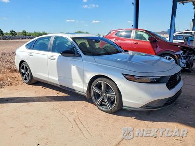 Czwarte zdjęcie samochodu z boku: 2023 HONDA ACCORD HYBRID SPORT VIN:1HGCY2F59PA033881 - miniatura