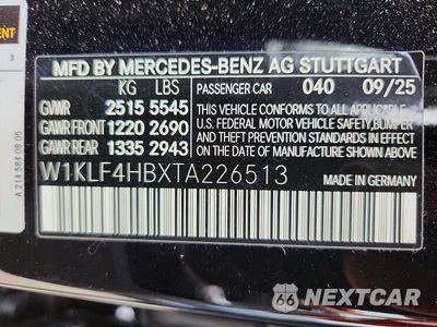 Zdjęcie 12 z 12 samochodu: 2026 MERCEDES-BENZ E 350 4MATIC VIN:W1KLF4HBXTA226513 - miniatura