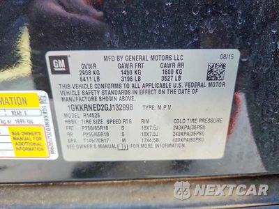 Zdjęcie 14 z 14 samochodu: 2016 GMC ACADIA SLE VIN:1GKKRNED2GJ132998 - miniatura